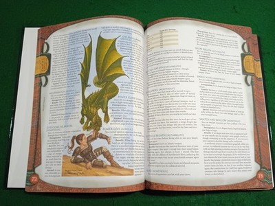HARDCOVER Draconomicon: The Book of Dragons 3.5 Dungeons Dragons