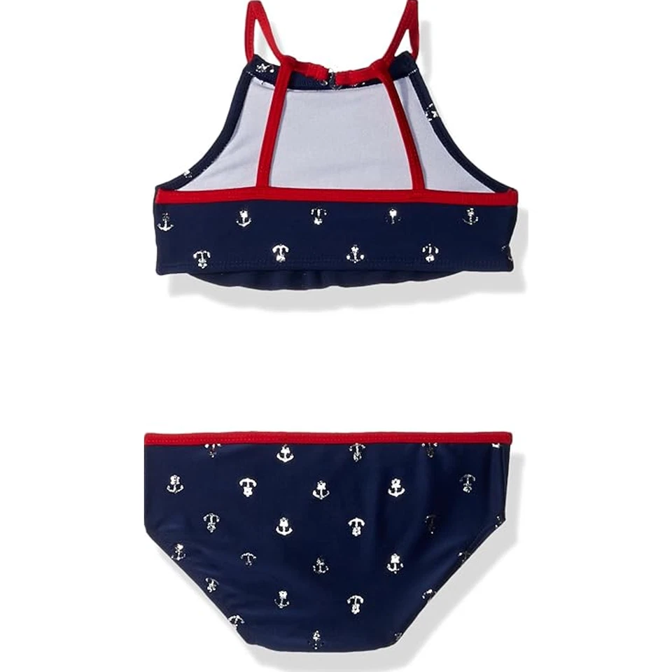 Traje de baño bikini Nautica 2 piezas con protección solar UPF 50+ talla 3T 13784 Foto 2 de 2