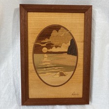 Jeff Nelson Hudson River Inlay SEASCAPE Wood Marquetry 63