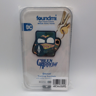 Green Arrow DC Keychain Foundmi Bluetooth Tracker KEY FINDER