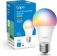 Tapo Ampoule LED Connectée WiFi E27 RGB Multicolore Alexa Google Home 2500K-6500