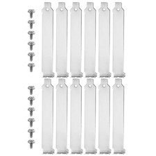 12pcs PCI Slot Cover PCI L Blank Bracket Expansion Blank Plate Supply
