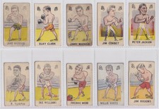 Boxing Trade Cards - Fighting