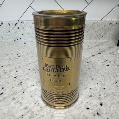 Jean Paul Gaultier Le Male Elixir Parfum Spray 4.2 fl oz Gold Tin