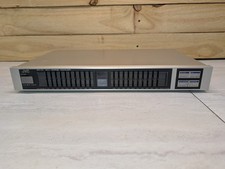 Vintage JVC SEA-33 Graphic Equalizer 10 Band Sound Effect Amplifier Silver Japan