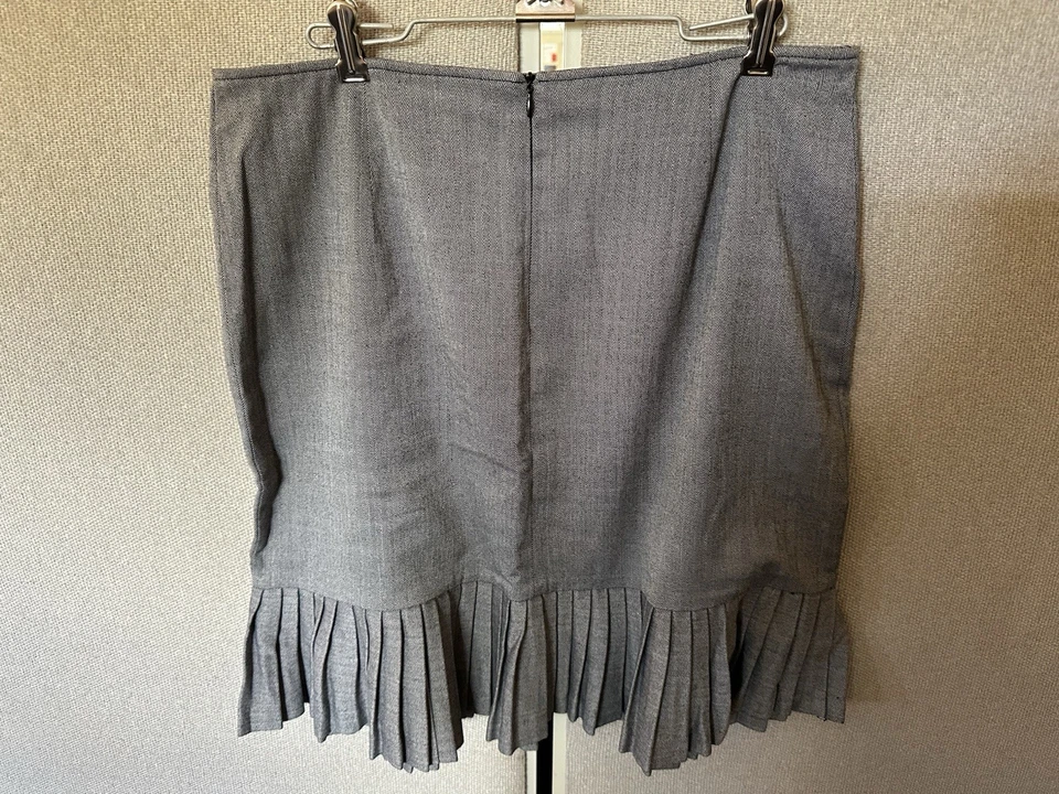 Briggs NY Women’s Pleated Schoolgirl Skirt Size 14 Black/White/Gray Made in USA - Image 4 of 4