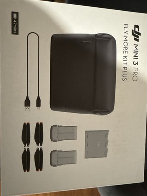 DJI Mini 3 Pro Fly More Kit Plus Two Intelligent Flight Batteries NO DRONE