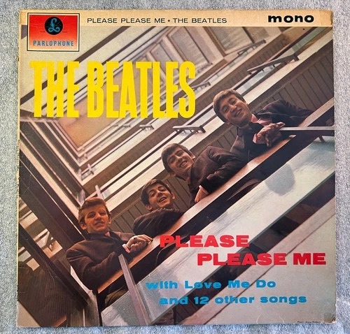 Beatles Please Please Me (PMC 1202) Mono 1981 UK Parlophone 9th pressing