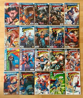 Superman Comics DC Rebirth 2017 Hefte 1-19 + Rebirth Special