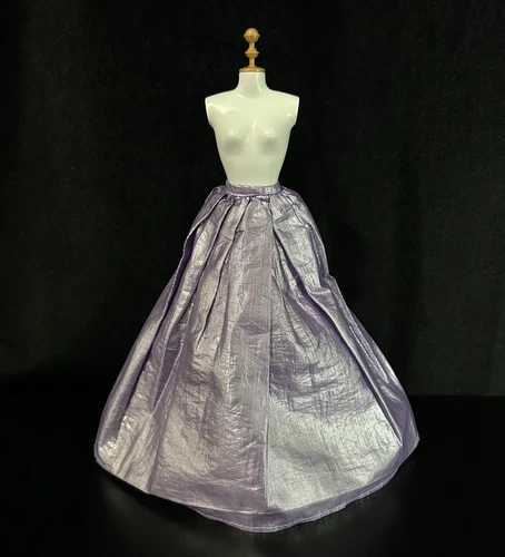 New ListingVintage *Barbie* Clothes: Long Formal Metallic Purple Skirt, 90's