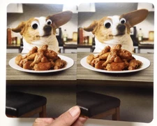 2 Cards American Greetings Happy Birthday Googly Eyes Chicken Wings Your Happy