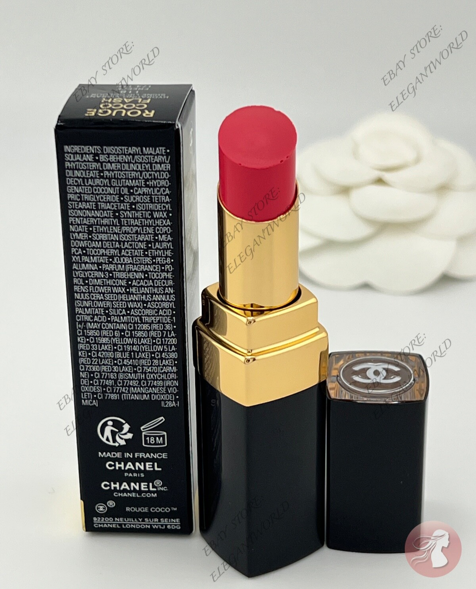新品未使用CHANEL　ROUGECOCOBAUME＆COCOFLASH Chanel Rouge Coco Flash Hydrating Vibrant Shine Lip Color Lipstick