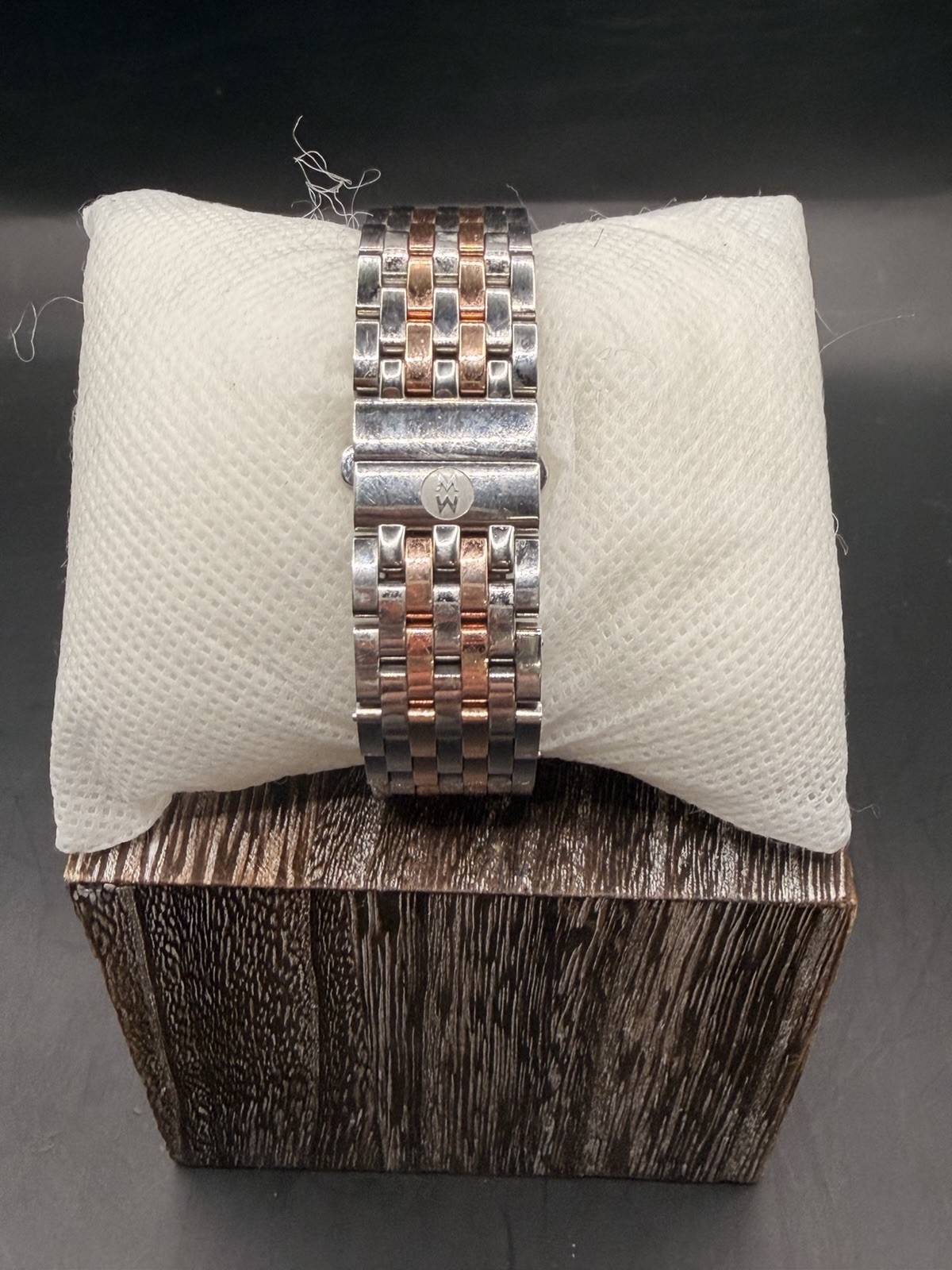 Michele Deco Madison Mid 16 Rose Gold & Stainless Diamond Watch MW06V00L4097 image 2