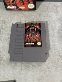 Swords and Serpents (Nintendo NES, 1990) Complete CIB Box Manual Poster Insert
