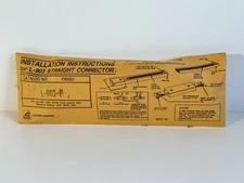 Halo Power-Trac L-903-P Straight Connector Cooper Lighting NOS
