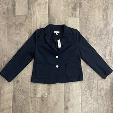 Banana Republic Womens Navy Blue Blazer Jacket 603618-00-1 Size S NEW