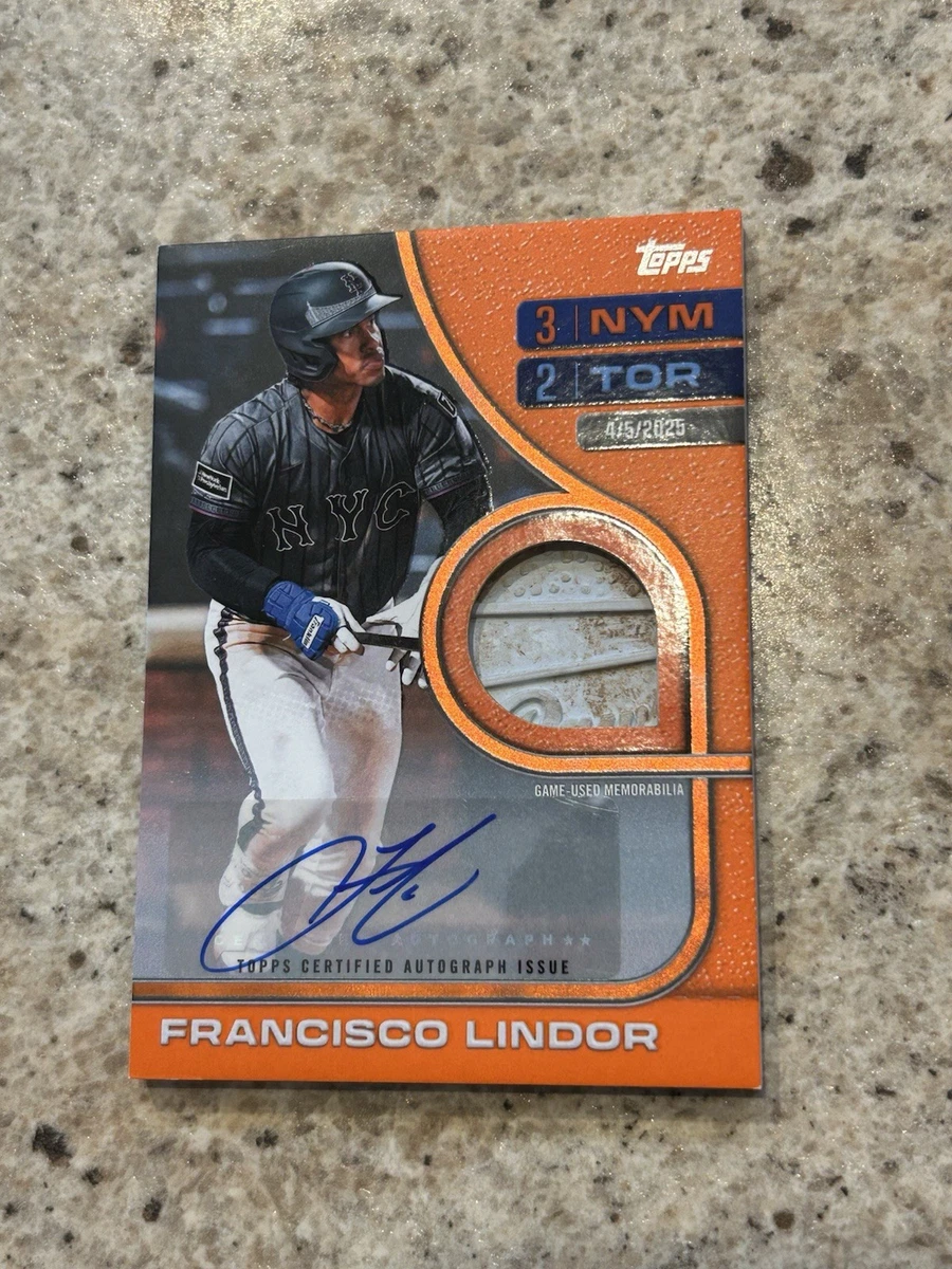 Francisco Lindor Baseball Serial Numbered Sports Trading Cards 
