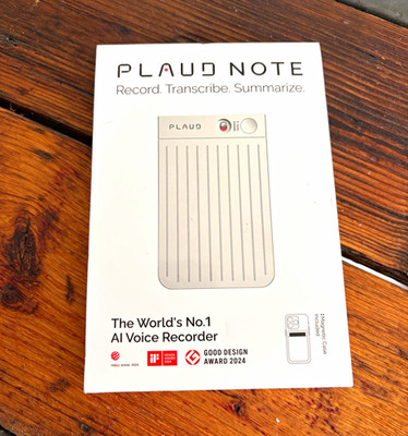 PLAUD NOTE AI Voice Recorder mit Festspeicher, magnetischem Case, wie Neu