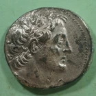 Roman Provincial ae27 Silver Coin of Ptolemy II EAGLE @0560