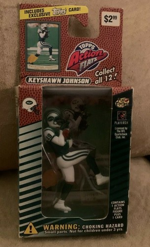 Keyshawn Johnson Topps Action Flats Figur & Karte in Box 1999 NFL Sammlerstück - Bild 1 von 3