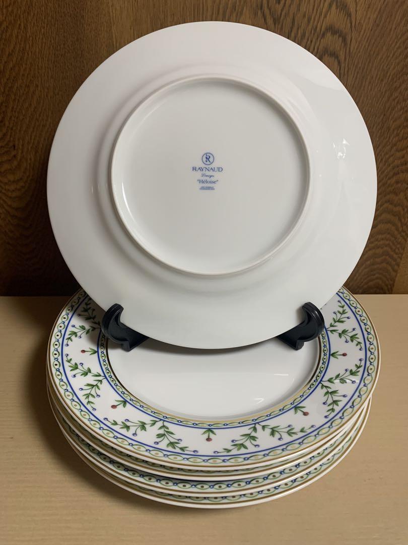 HELOISE Raynaud Limoges 5 of (27.5cm) Large 10.8 Plate Set HELOISE Raynaud Limoges 5 of (27.5cm) Large 10.8 Plate Set