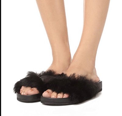 vince levins leather slides