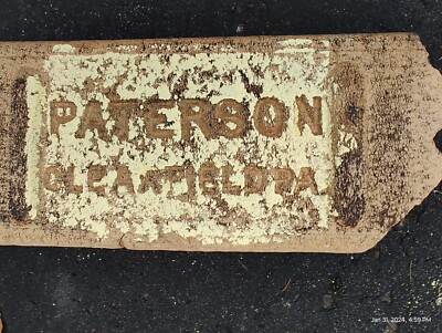 Vintage antique reclaimed Paterson Clearfield Pa Paver Bricks block