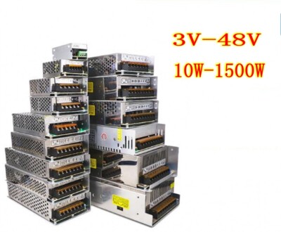 Regulated Switching Power Supply DC3V~48V 10W-1500W PSU For LED display screen