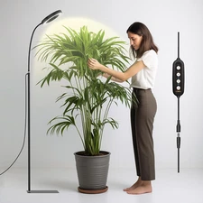 Grow Lights for Indoor Plants,40W Full Spectrum LED Plant Light with Stand,Adjus