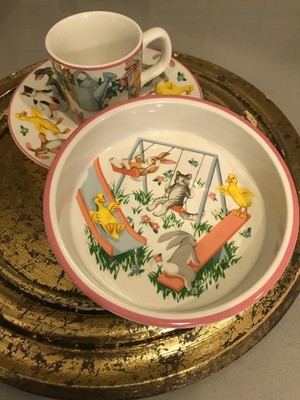 tiffany and co baby plate set