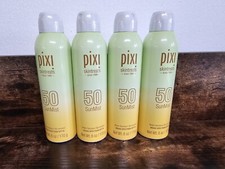 4 Pixi Skin Treats SPF 50 SunMist Broad Spectrum Sunscreen 6oz Ea EXP 12/25
