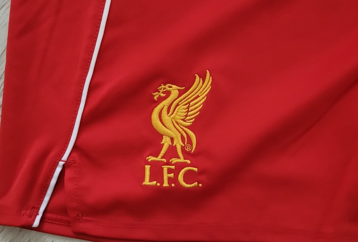 Short Extérieur Liverpool 2014/2015 – Warrior, Taille S, Jaune, Très Bon état