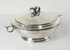 Antique Vintage Danish Modern Art Deco Dana DFA Silverplate Dish After Jensen