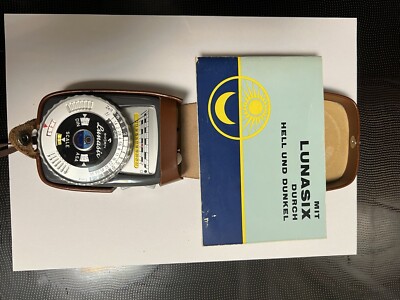 GOSSEN LUNASIX  BELICHTUNGSMESSER Exposure Meter Classic Vintage