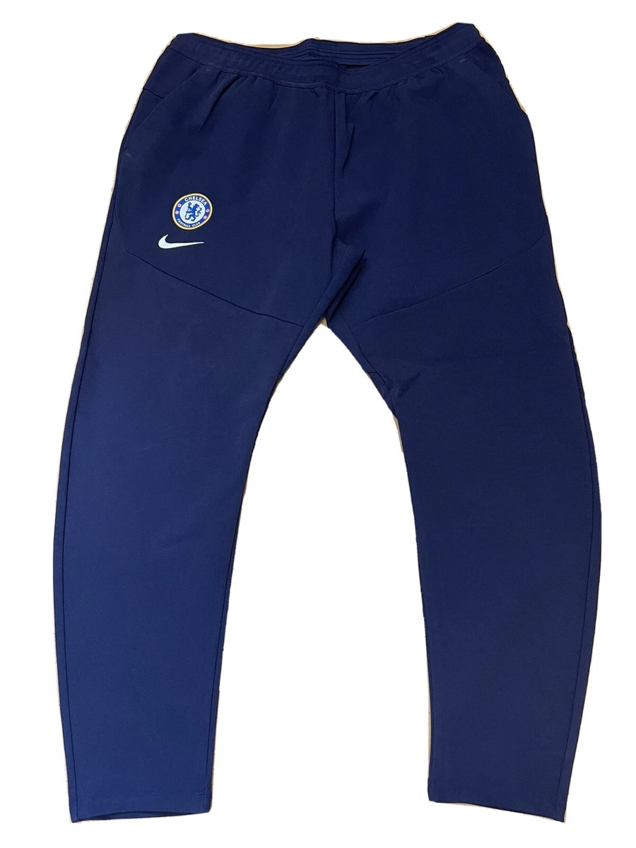 Nike Tech Pack Chelsea FC Soccer Fleece Training Pants Blue CI9237