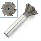 35mm 60 Degree Carbide 6Flute Dovetail End Mill Cutter Metalwork Cutting Endmill