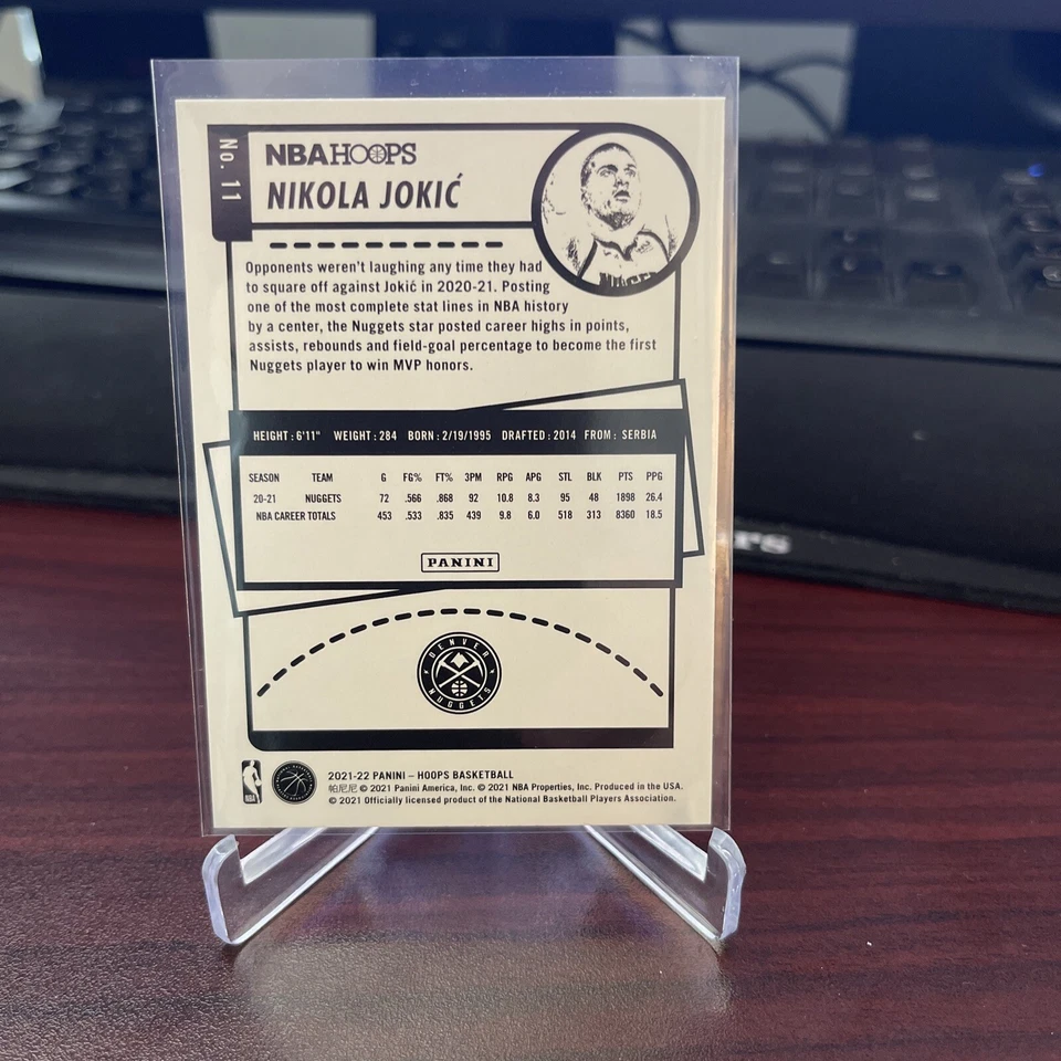 NBA Hoops Winter edition 21-22 Nikola Jokic Nuggets Mint - Image 2 of 2
