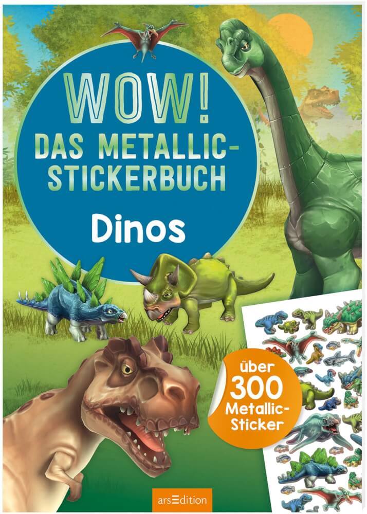 Thumbnail - Wow Metallic-sticker: Wow Das Metallic-stickerbuch - Dinos
