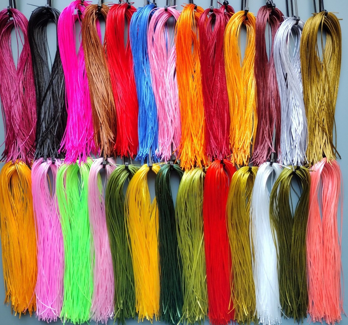 Flexi Floss, 30+ Colours, BUY GET FREE, Fly Tying Material Hank Spanflex