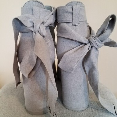 bowa tie back open toe bootie