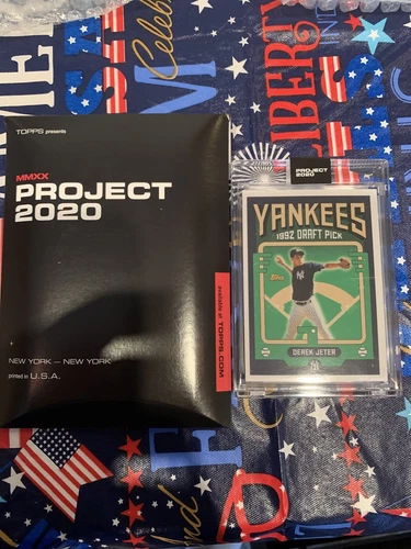 Topps PROJECT 2020 Derek Jeter 1993 Art by Grotesk Card #59 YANKEES *In Hand* 