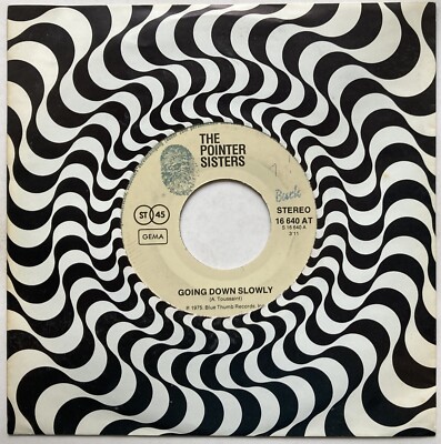 Pointer Sisters - Going down slowly - 7'' near mint