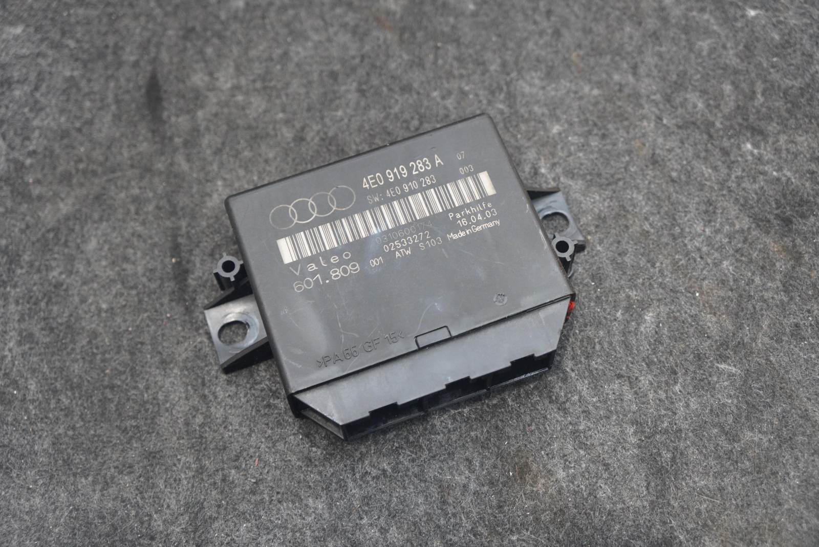 Park Assist Parking Aid Control Module 4E0919283A Bentley Continental GTC 2016