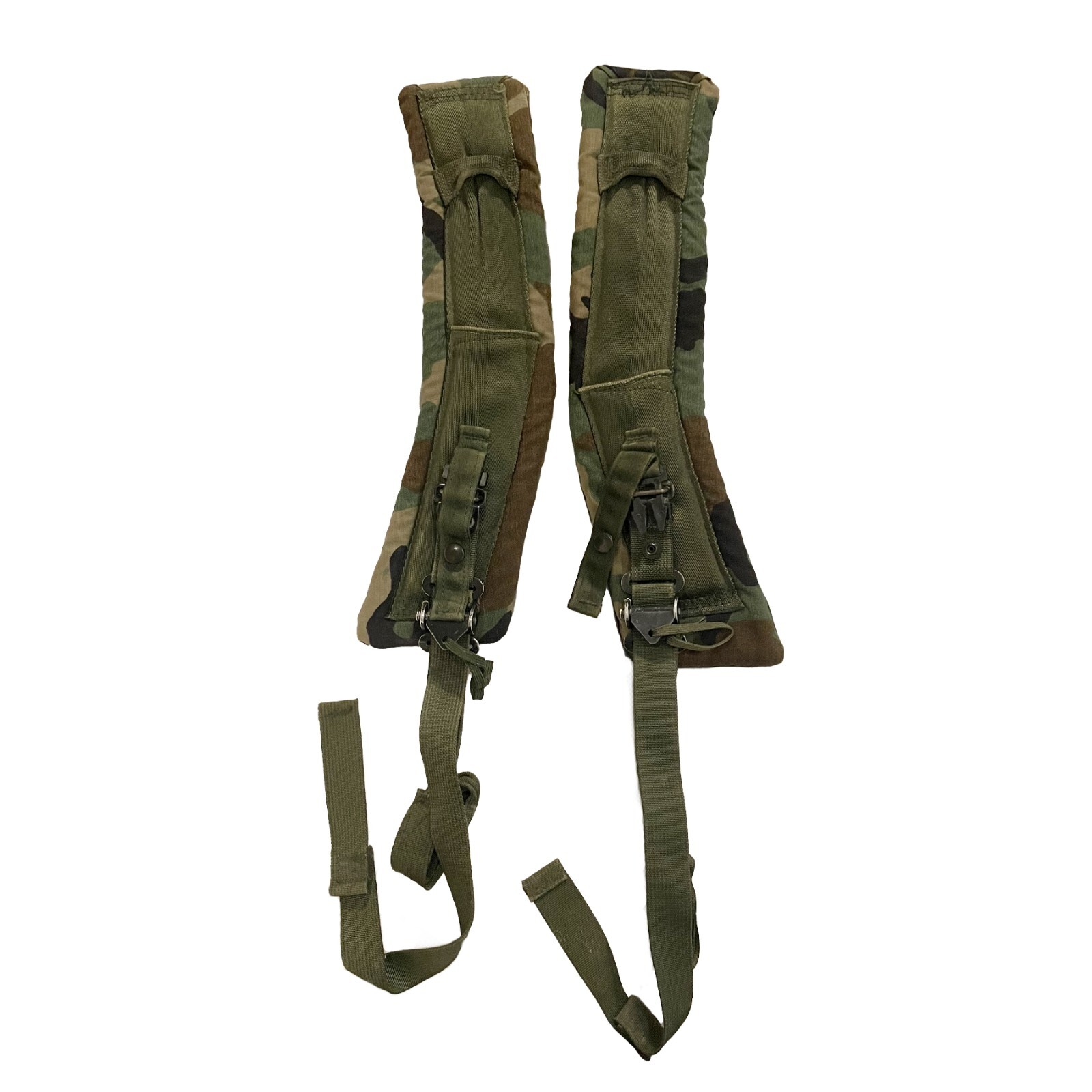 USGI MILITARY ALICE PACK Shoulder Straps Woodland with Quick Release