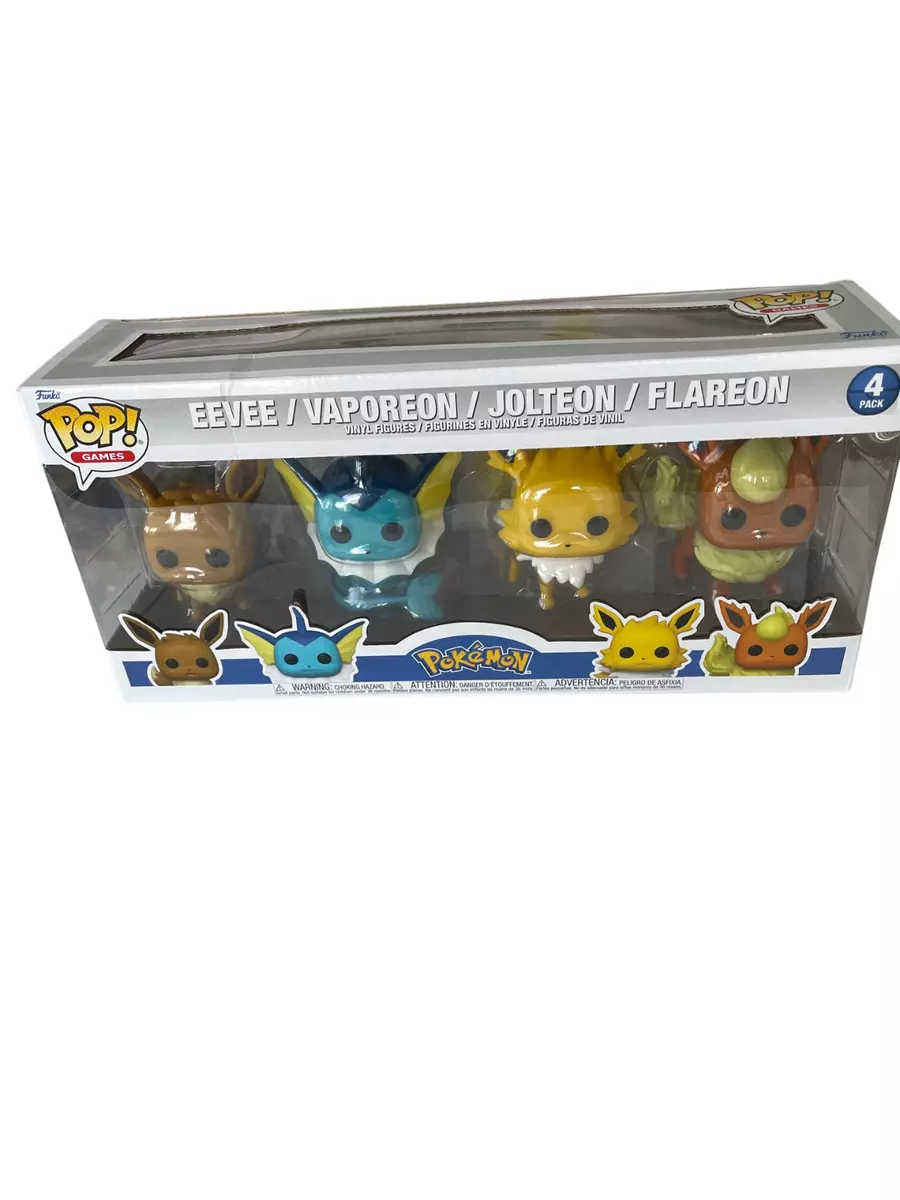 Funko Pop! Games Pokemon Eevee, Vaporeon, Jolteon and Flareon 4