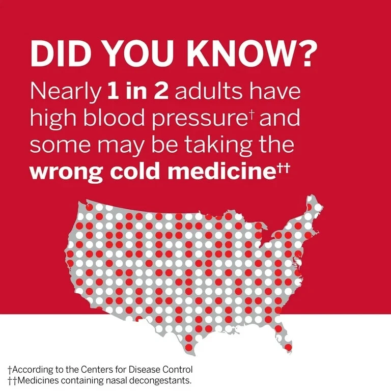 Coricidin HBP Max Strength tos, resfriado y gripe | cereza sin azúcar 12 oz | BB 7/25 Foto 3 de 4