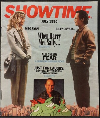 Showtime TV Movie Schedule Booklet Program Guide July 1990 When Harry Met Sally