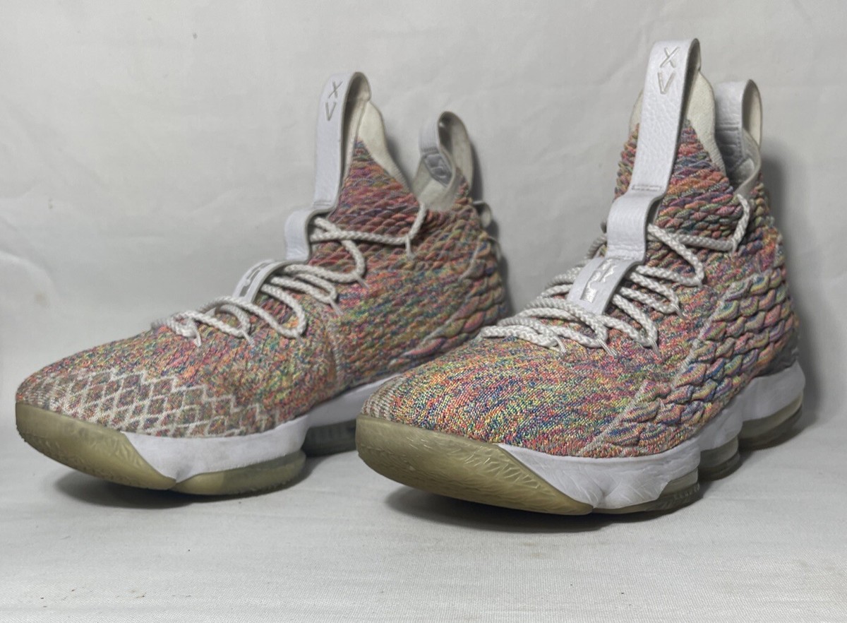 Nike Lebron 15 “Fruity Pebbles” Size 11.5 Used 897648 900 | eBay