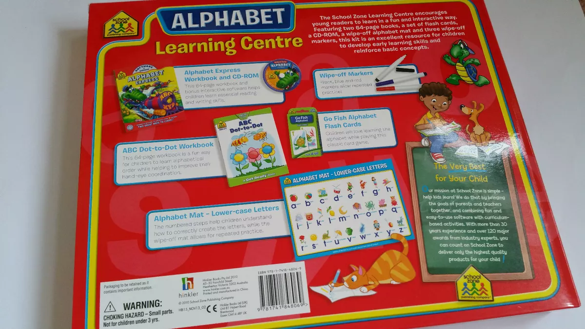 Lot of 24 EDUCATIONAL Scholastic AlphaTales~School Zone~Innovative Kid  Workbooks 9781589478329