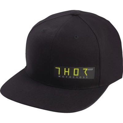 Thor Section Snapback Hat (OSFM, Black)